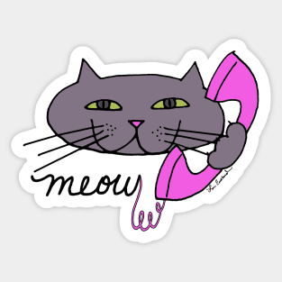 CatCall! Sticker